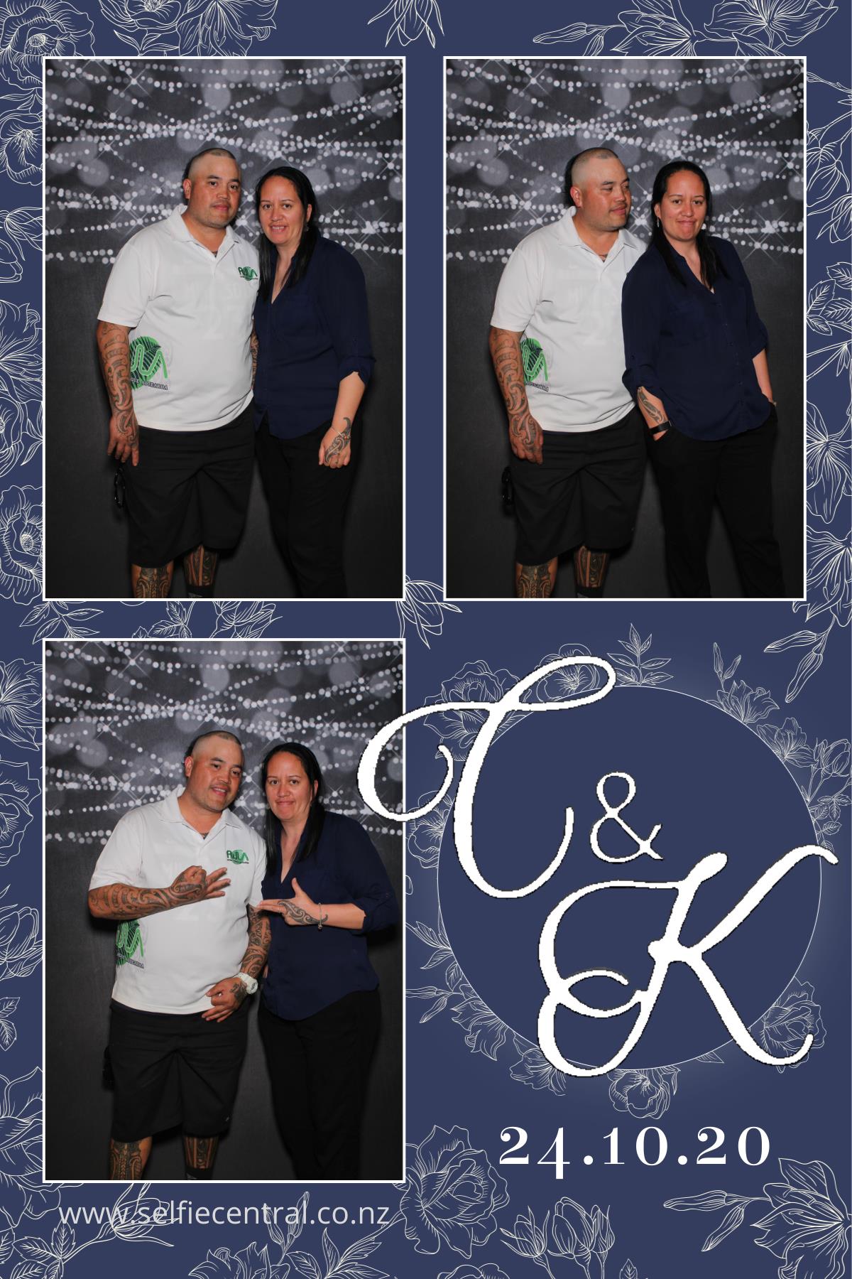 Christopher & Kataraina's wedding | View more photos from the event at gallery.photobooth.co.nz/u/SelfieCentral/Christopher-Katarainas-wedding